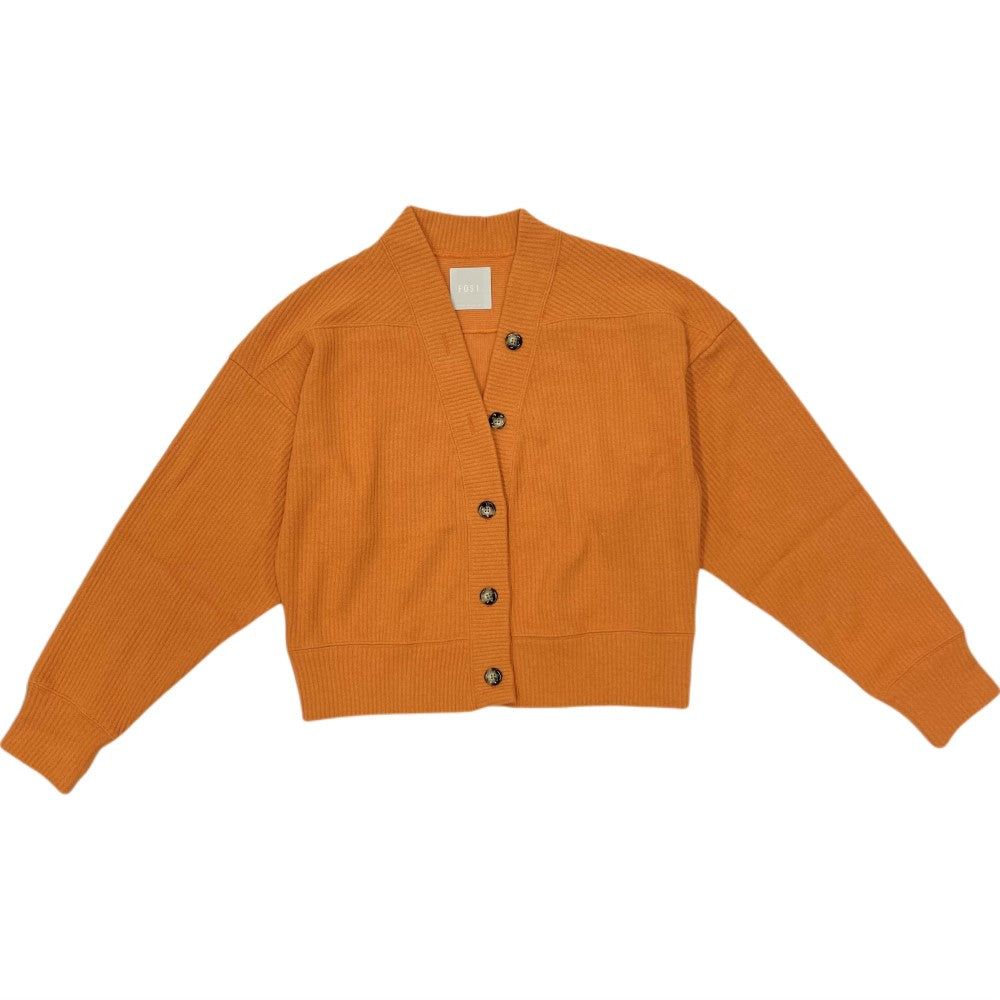 FOSI.　ブークレーラゲットリブカーディガン　F3158
