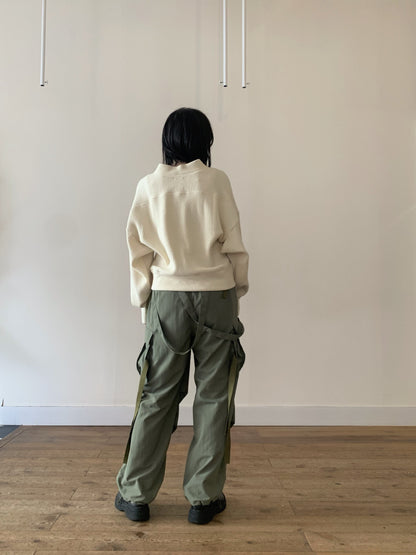 FOSI.　ブークレーラゲットリブカーディガン　F3158